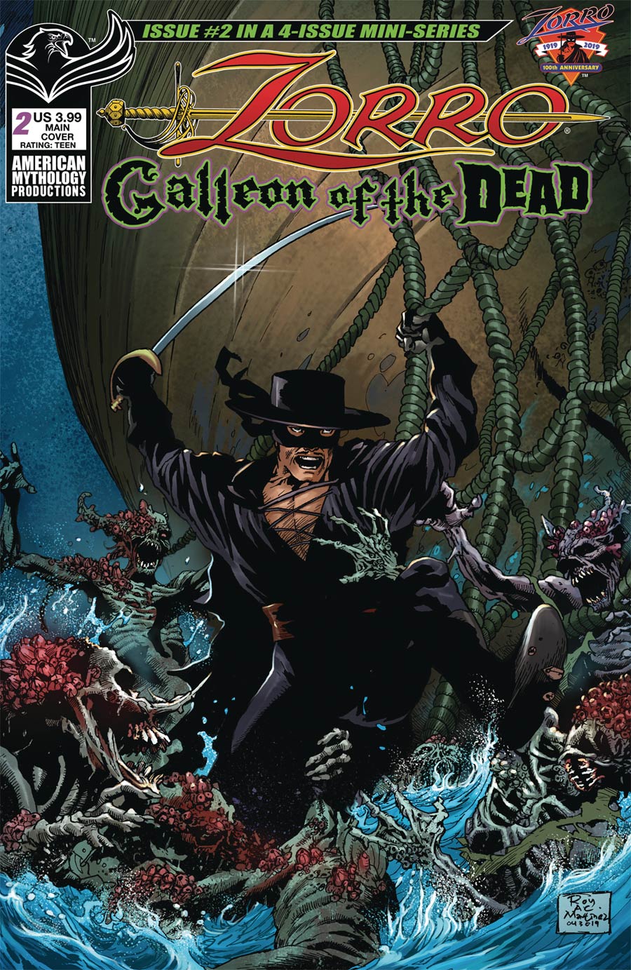Zorro Galleon Of The Dead #2 Cover A Regular Roy Allan Martinez Cover