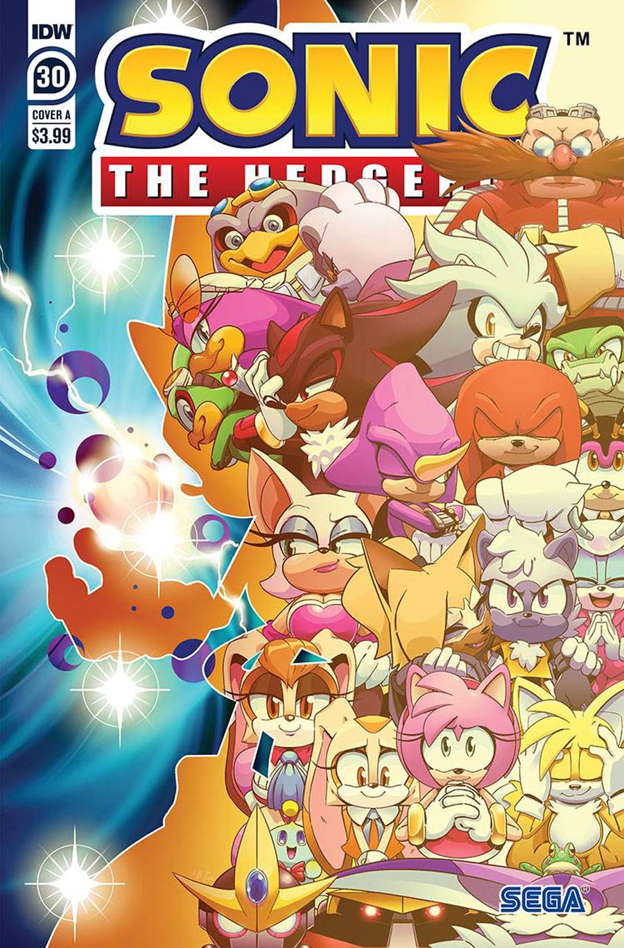 Sonic The Hedgehog Vol 3 #30 Cover A Regular Adam Bryce Thomas Cover