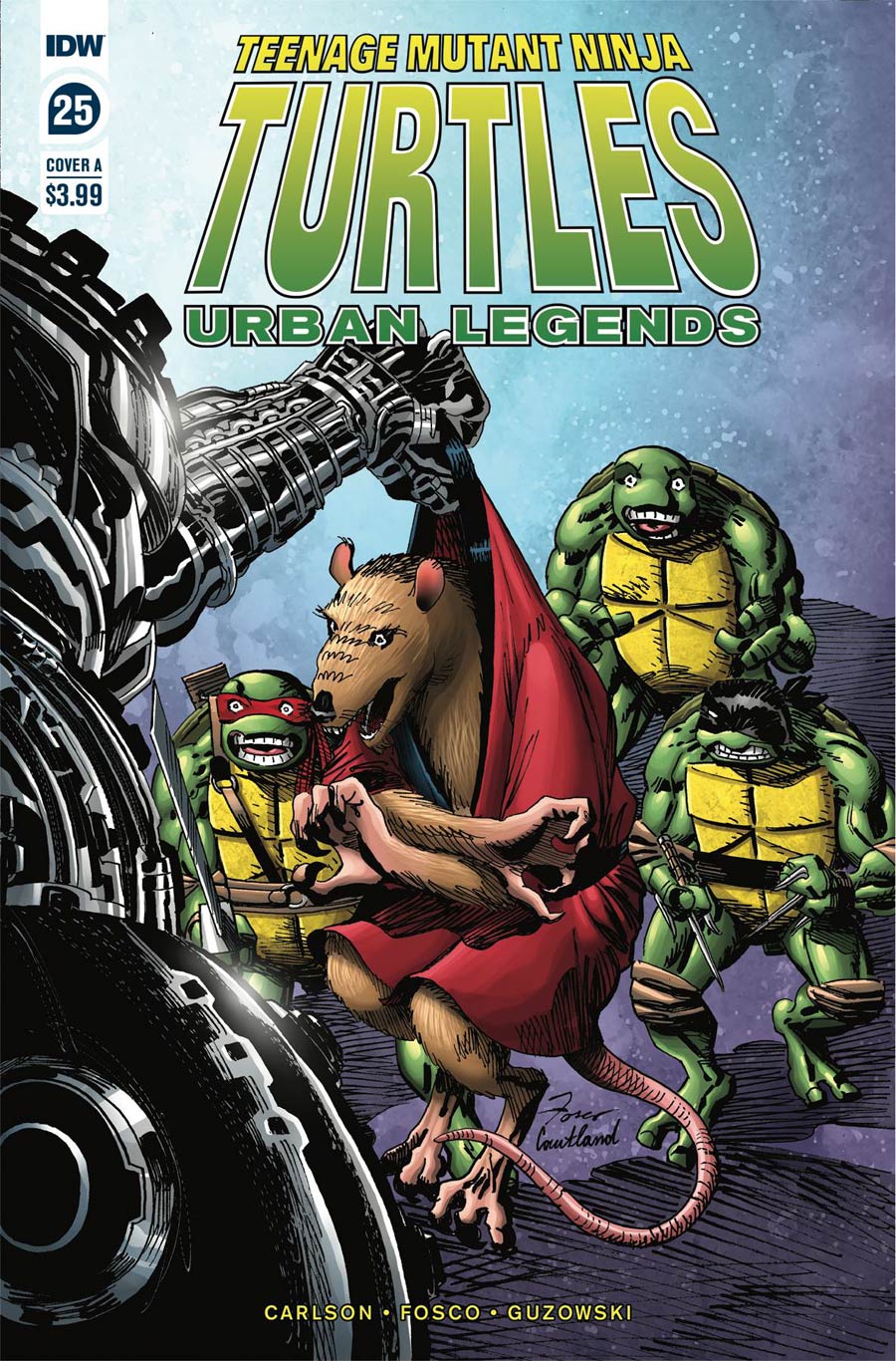 Teenage Mutant Ninja Turtles Urban Legends #25 Cover A Regular Frank Fosco Cover