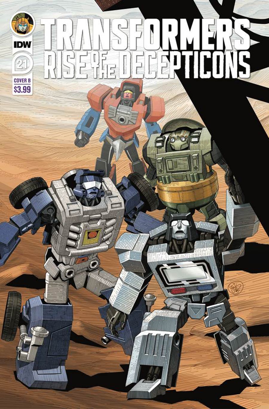 Transformers Vol 4 #21 Cover B Variant EJ Su Cover