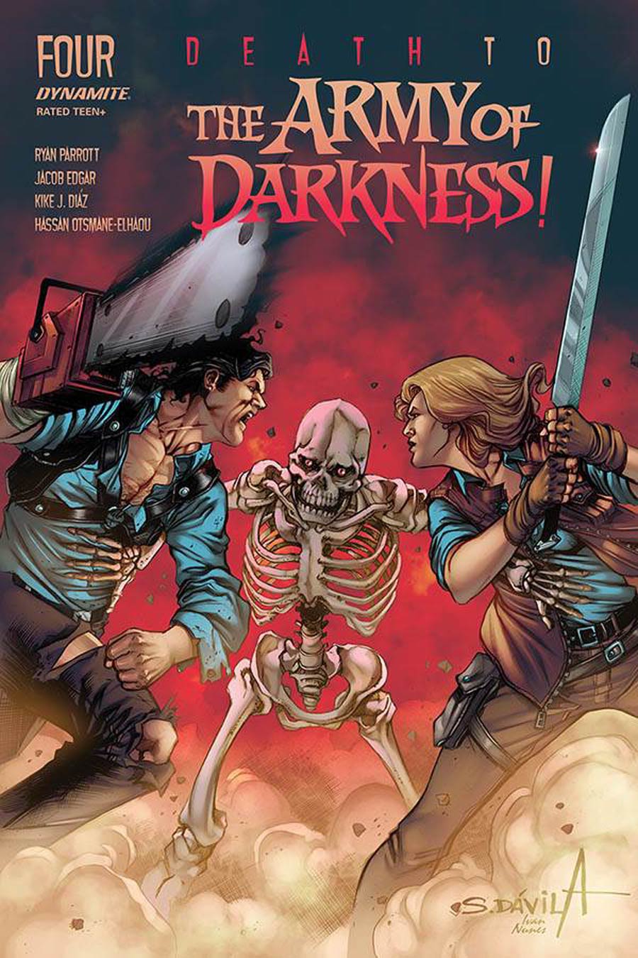 Death To The Army Of Darkness #4 Cover B Variant Sergio Davila Cover