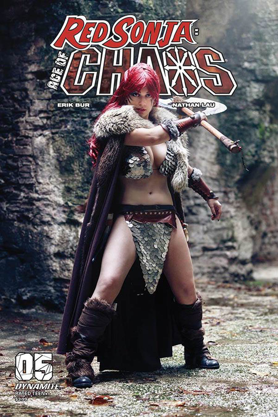 Red Sonja Age Of Chaos #5 Cover E Variant Margherita Sabattini Cosplay Photo Cover