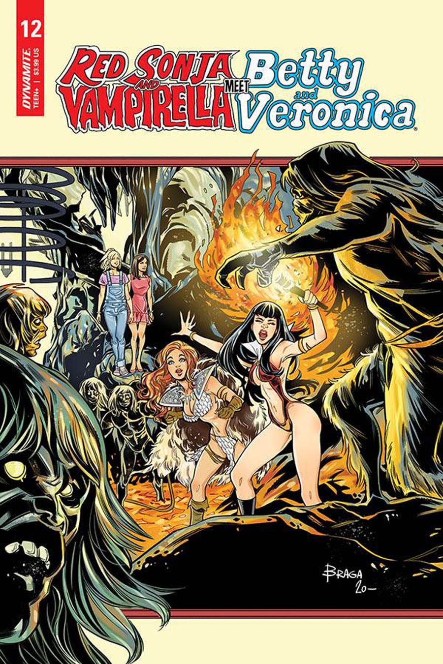 Red Sonja And Vampirella Meet Betty And Veronica #12 Cover C Variant Laura Braga Cover