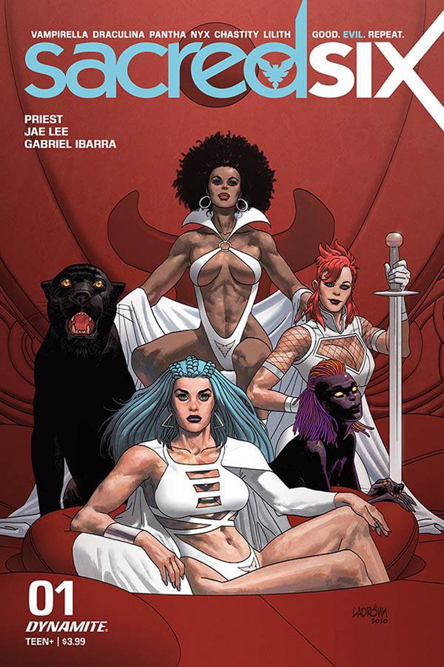 Sacred Six #1 Cover B Variant Jose Ladronn Cover
