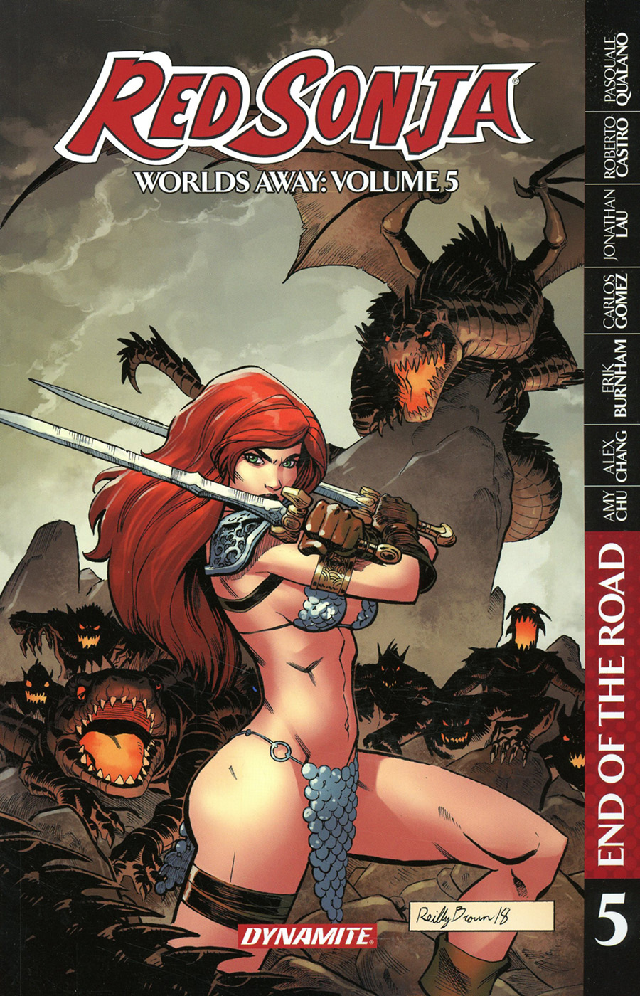 Red Sonja Worlds Away Vol 5 End Of The Road TP