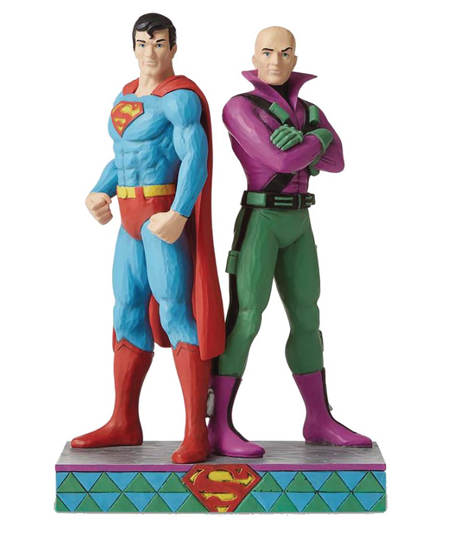 DC Comics By Jim Shore Superman & Lex Luthor 8.88-Inch Figurine