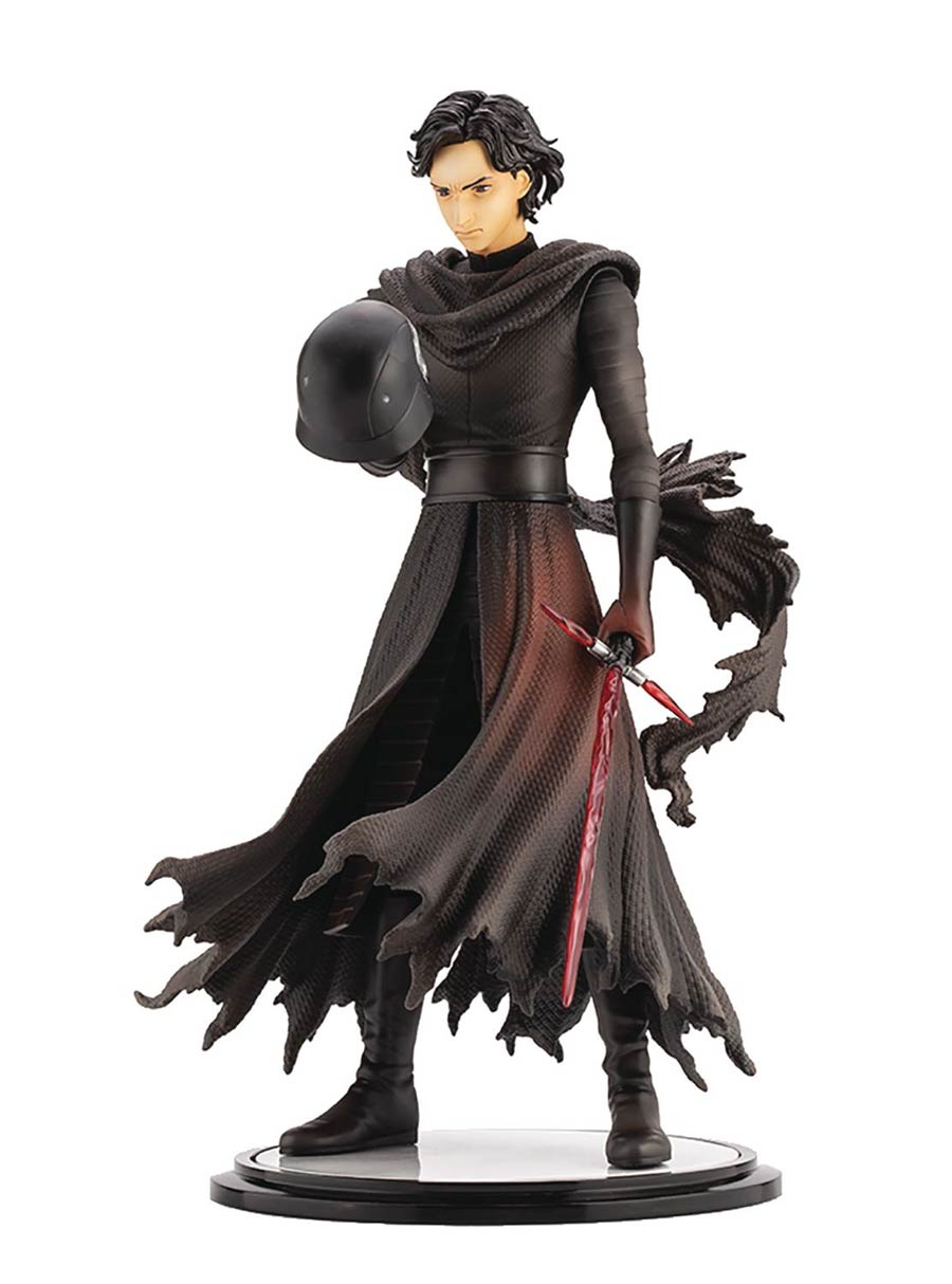 Star Wars Force Awakens Kylo Ren Cloaked In Shadows ARTFX Statue