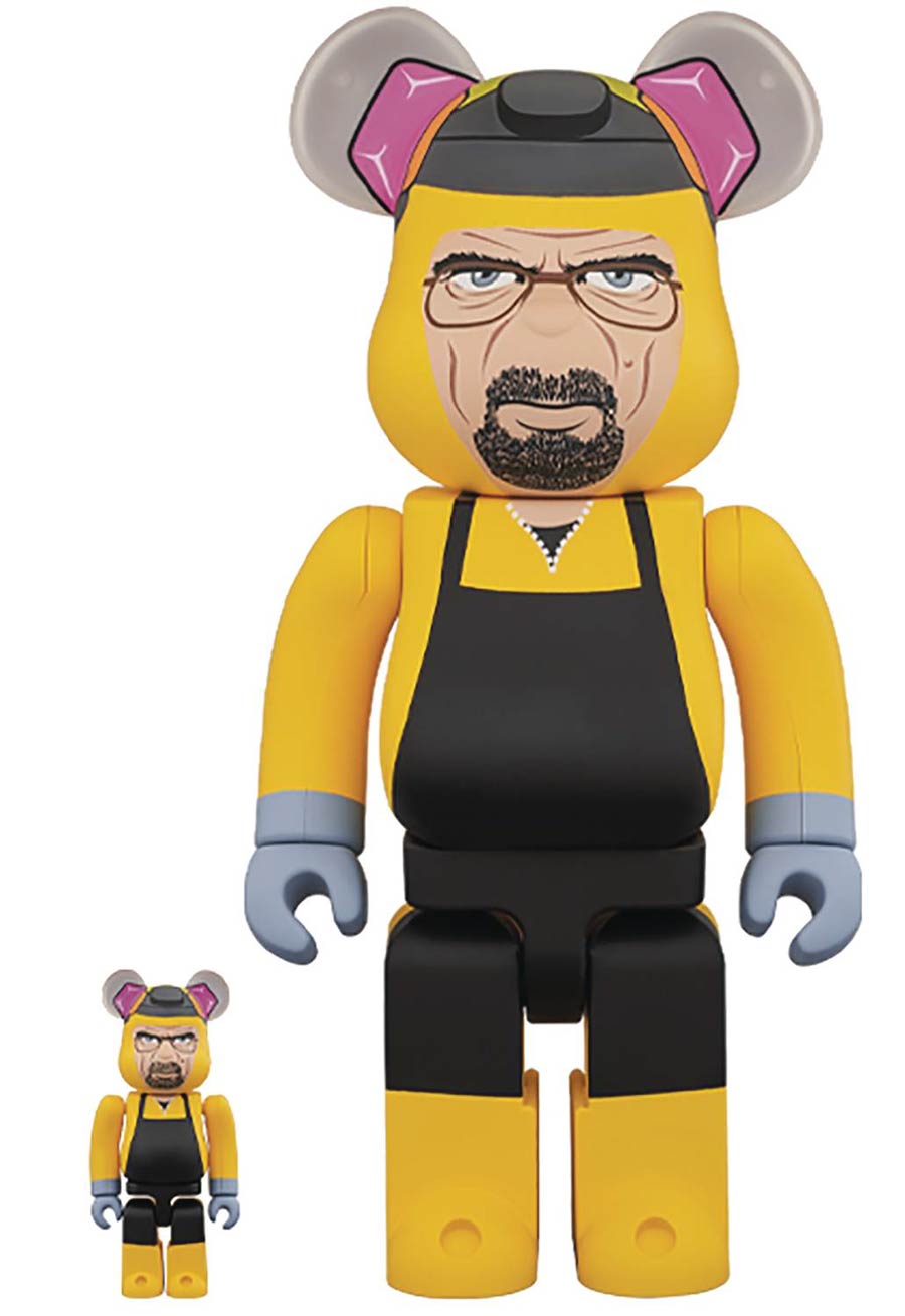 Breaking Bad Walter White 100 Percent & 400 Percent 2-Pack Bearbrick