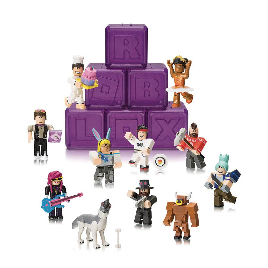 Roblox Celebrity Mystery Figure Series 3 Amethyst Collection Blind Mystery Box 24 Piece Assortment Case Midtown Comics - roblox mystery celebrity figures series 1 gold blind box 4
