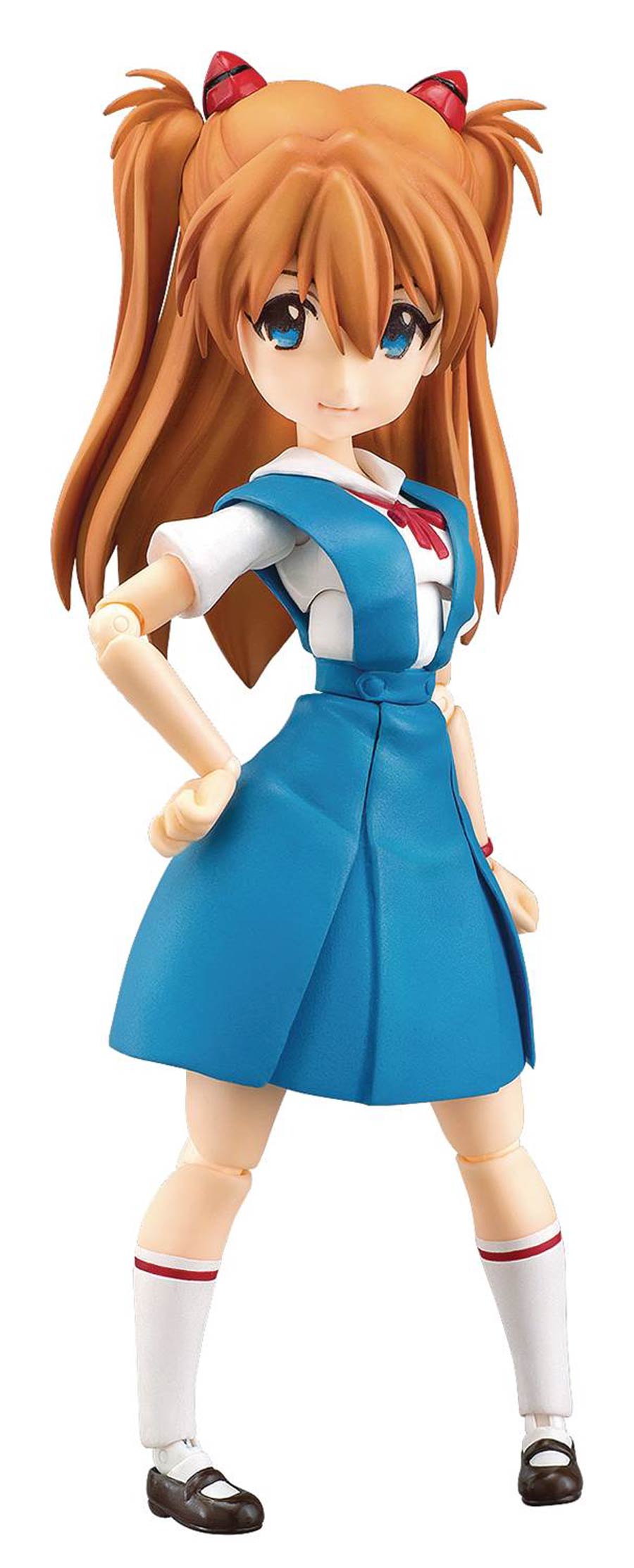 Rebuild Of Evangelion Asuka Shikinami School Uniform Parform Action Figure