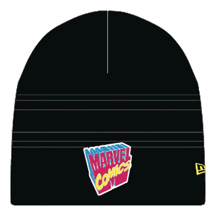 Marvel Comics Logo Previews Exclusive Black Knit Beanie