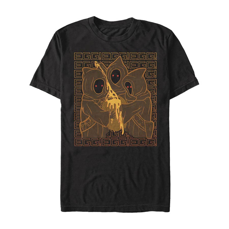 Star Wars The Mandalorian The Egg Black T-Shirt Large