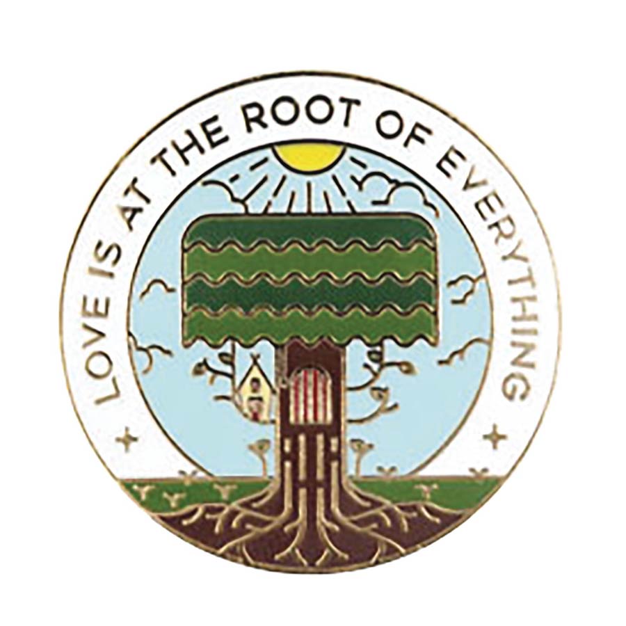 Mister Rogers Neighborhood Enamel Pin - Love Is The Root Of Everything (Color)