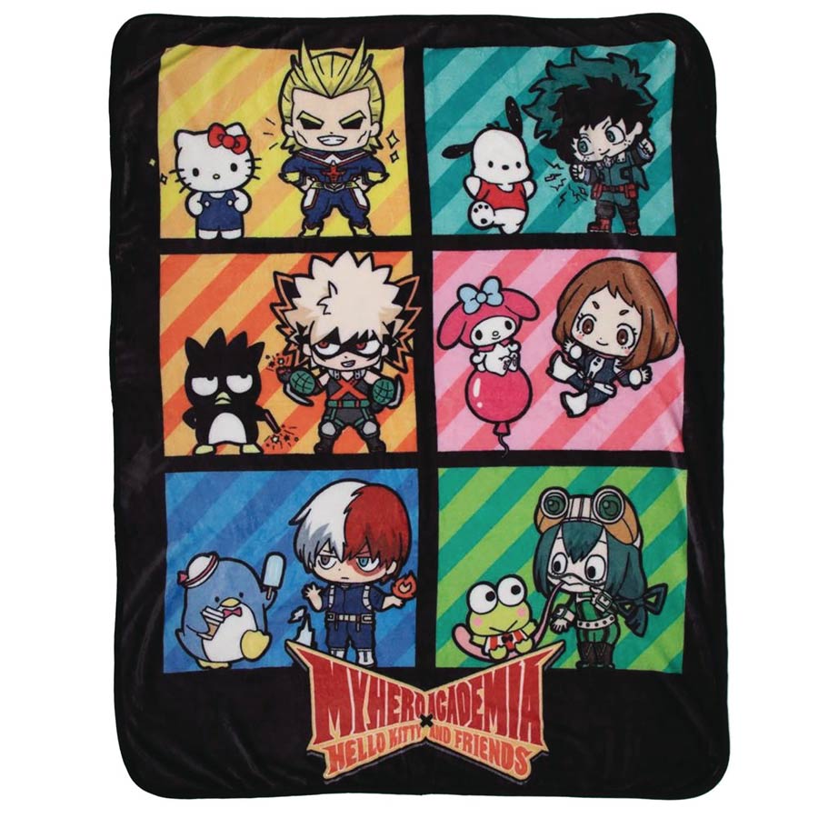 Sanrio x My Hero Academia Throw Blanket