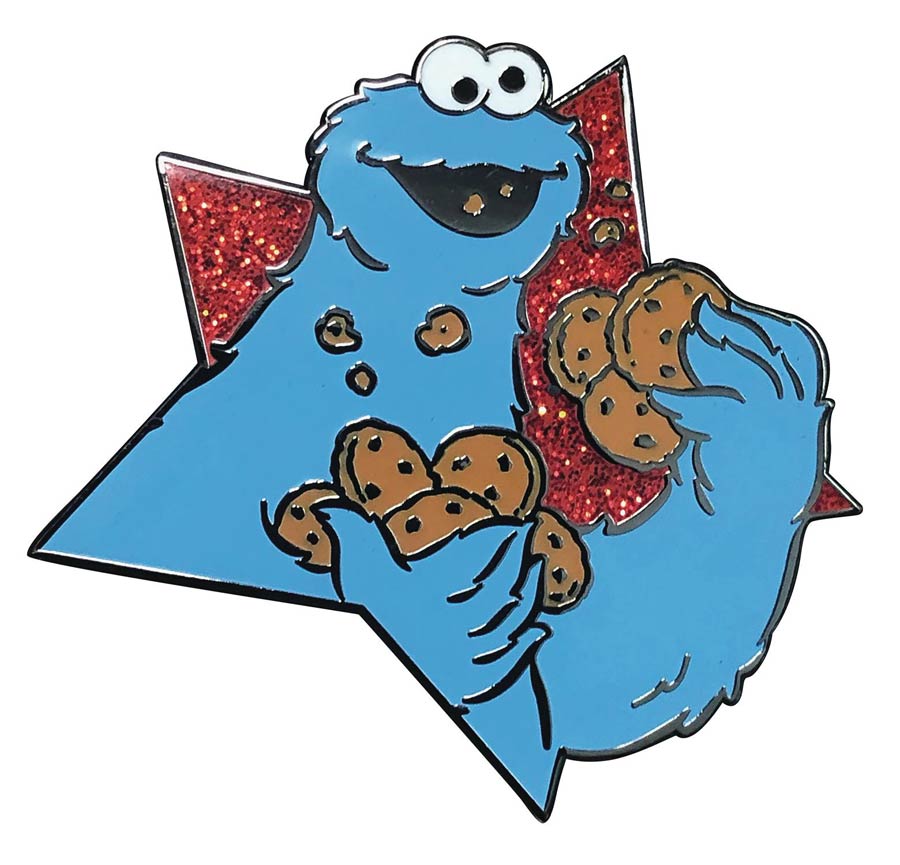 Sesame Street Enamel Pin - Cookie Monster Star Series