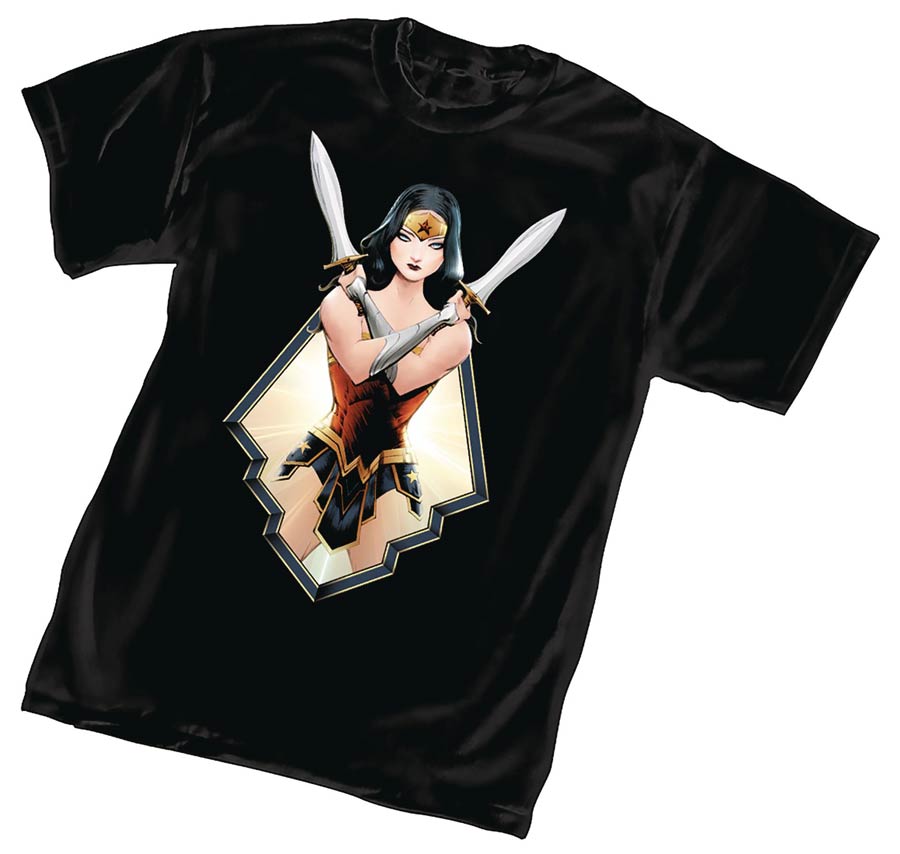 Wonder Woman Armed Womens T-Shirt Large