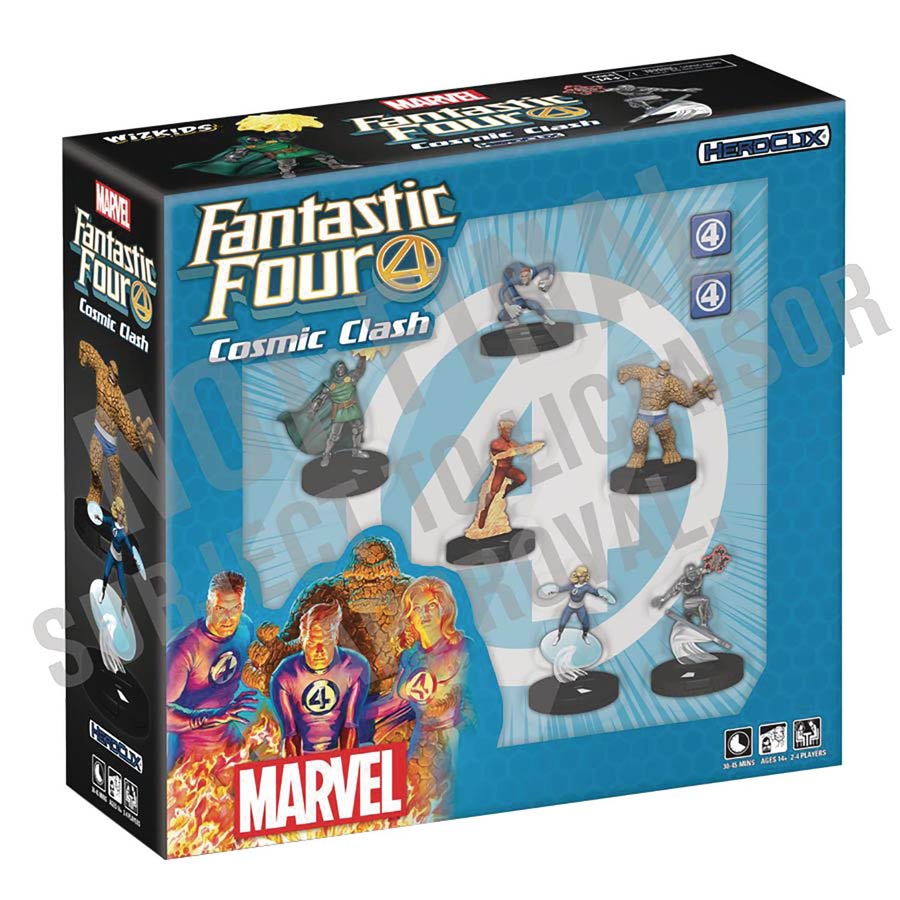 Marvel HeroClix Fantastic Four Fast Forces 6-Pack