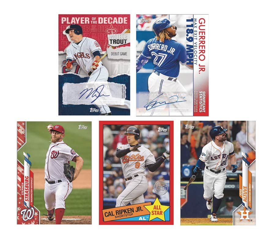 Topps 2020 Baseball Series 2 Jumbo Trading Cards Box