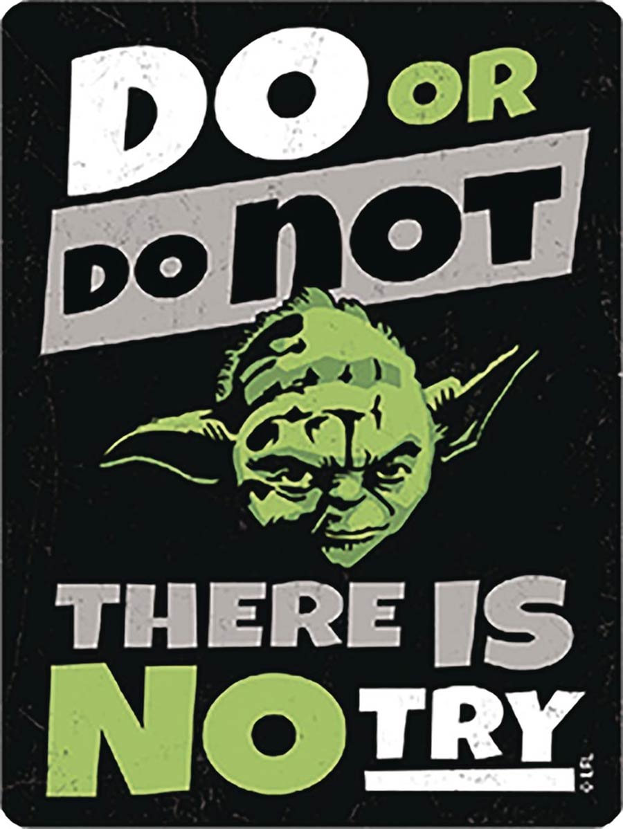 Star Wars Metal Magnet - Do Or Do Not