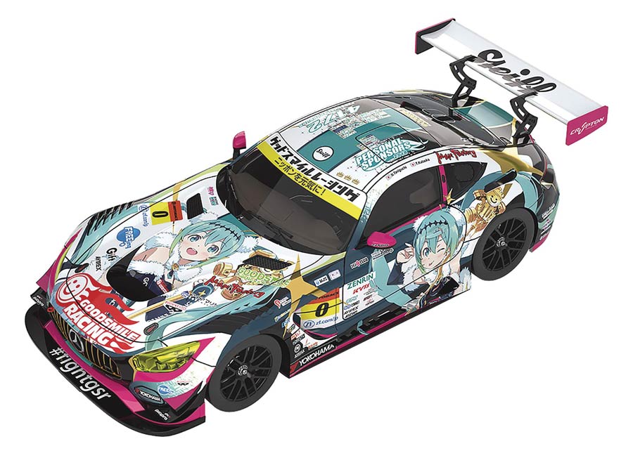 Hatsune Miku GT Pro AMG 2018 Super GT 1/64 Scale Mini Car
