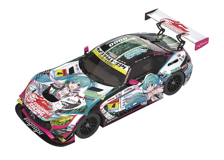 Hatsune Miku GT Project AMG 2019 Super GT 1/64 Scale Mini Car