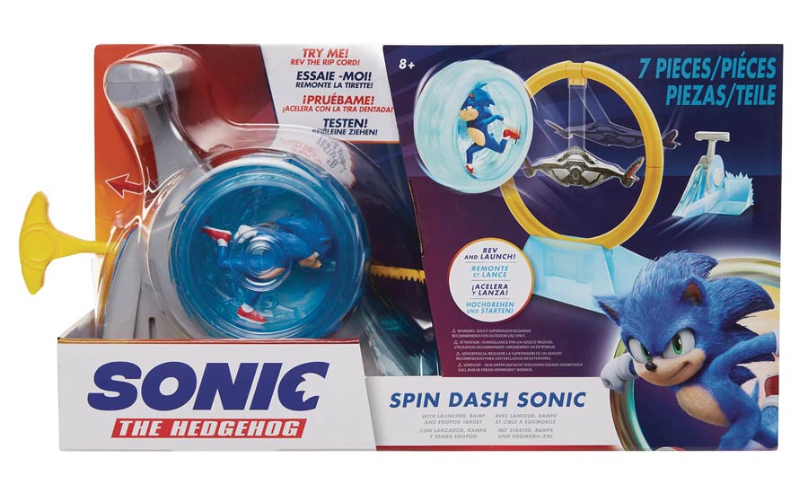 Sonic The Hedgehog Movie Spin Dash Sonic Set Case