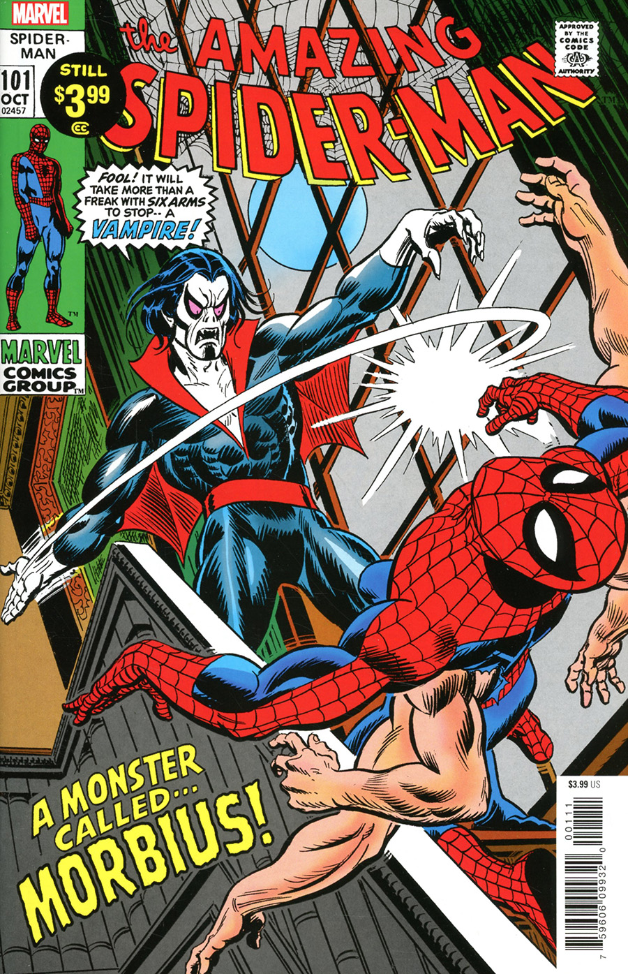 Amazing Spider-Man #101 Facsimile Poster