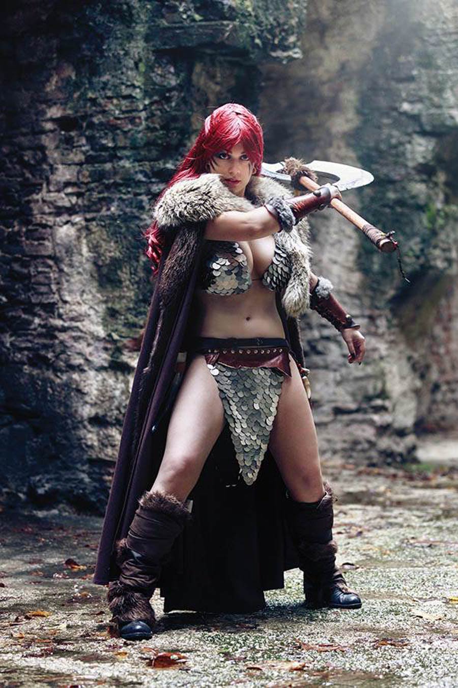 Red Sonja Age Of Chaos #5 Cover P Incentive Margherita Sabattini Cosplay Photo Virgin Cover