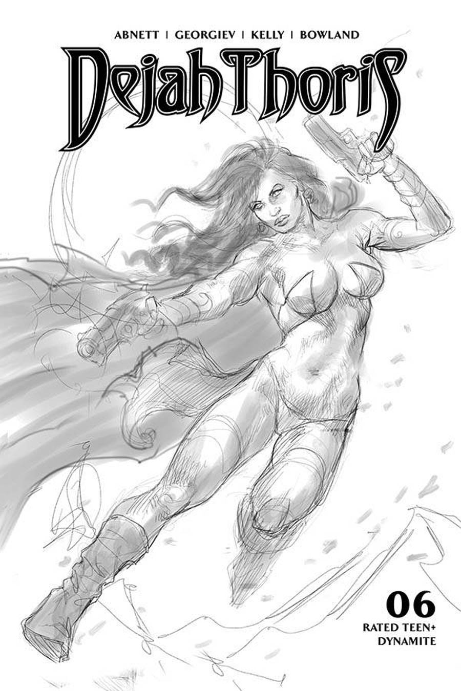 Dejah Thoris Vol 3 #6 Cover H Incentive Lucio Parrillo Black & White Cover