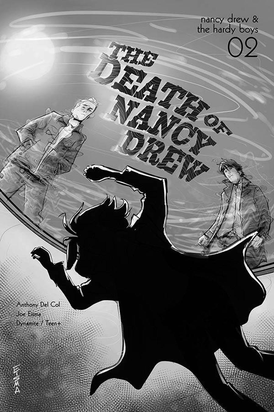 Nancy Drew And The Hardy Boys Death Of Nancy Drew #2 Cover B Incentive Joe Eisma Black & White Cover