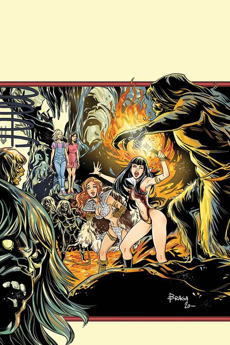 Red Sonja And Vampirella Meet Betty And Veronica #12 Cover K Incentive Laura Braga Virgin Cover