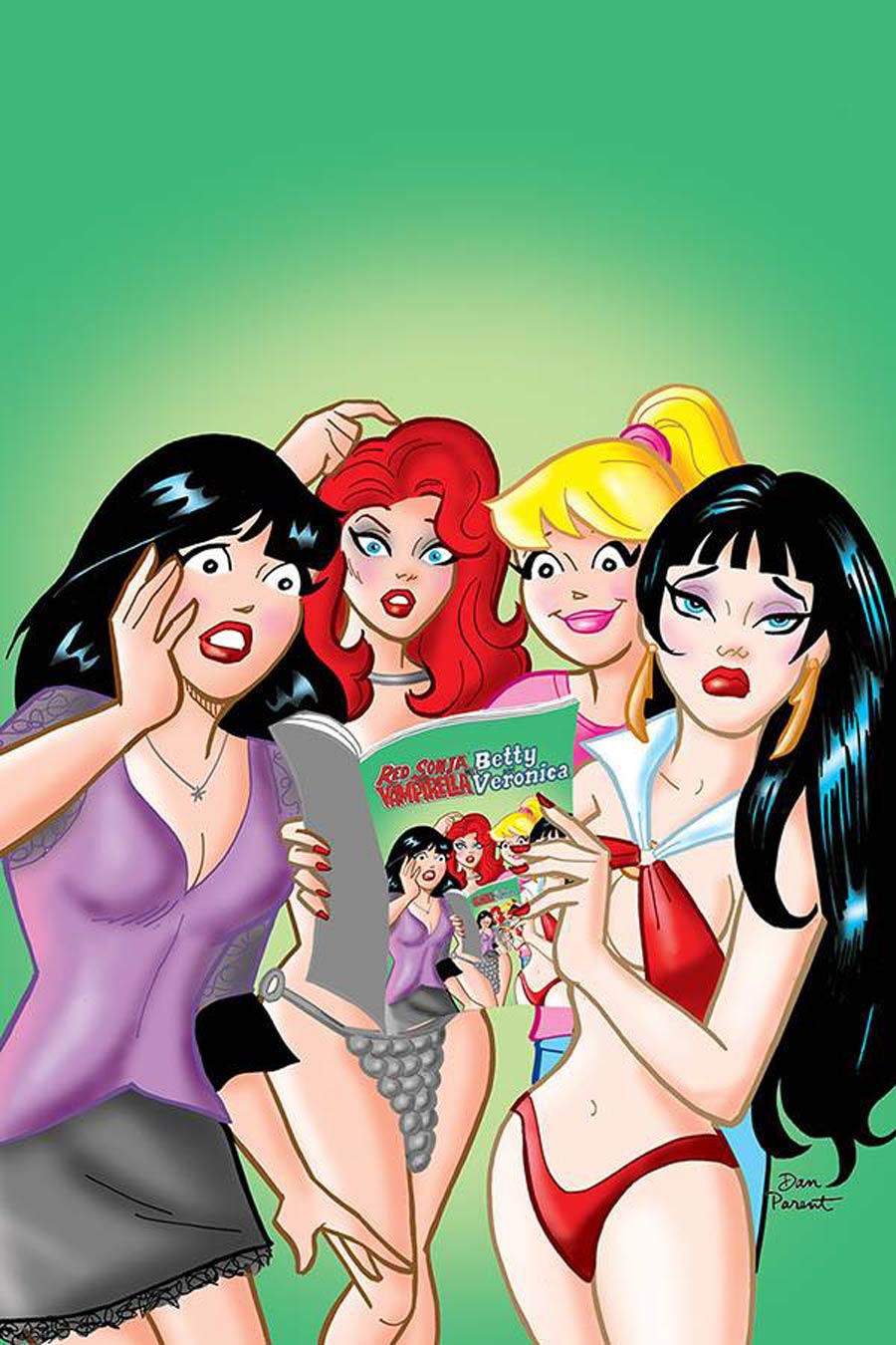 Red Sonja And Vampirella Meet Betty And Veronica #12 Cover L Incentive Dan Parent Virgin Cover