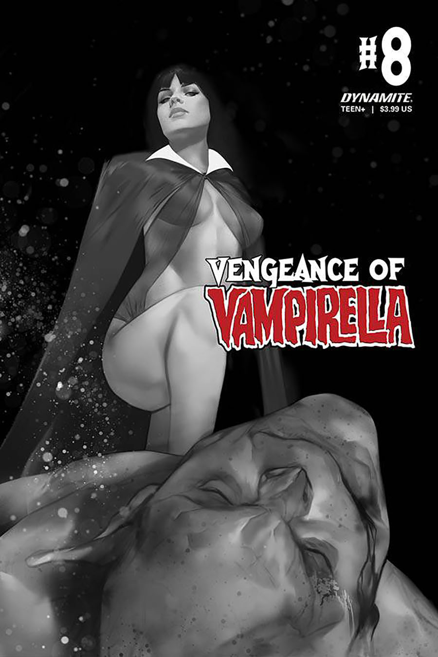 Vengeance Of Vampirella Vol 2 #8 Cover K Incentive Ben Oliver Black & White Cover