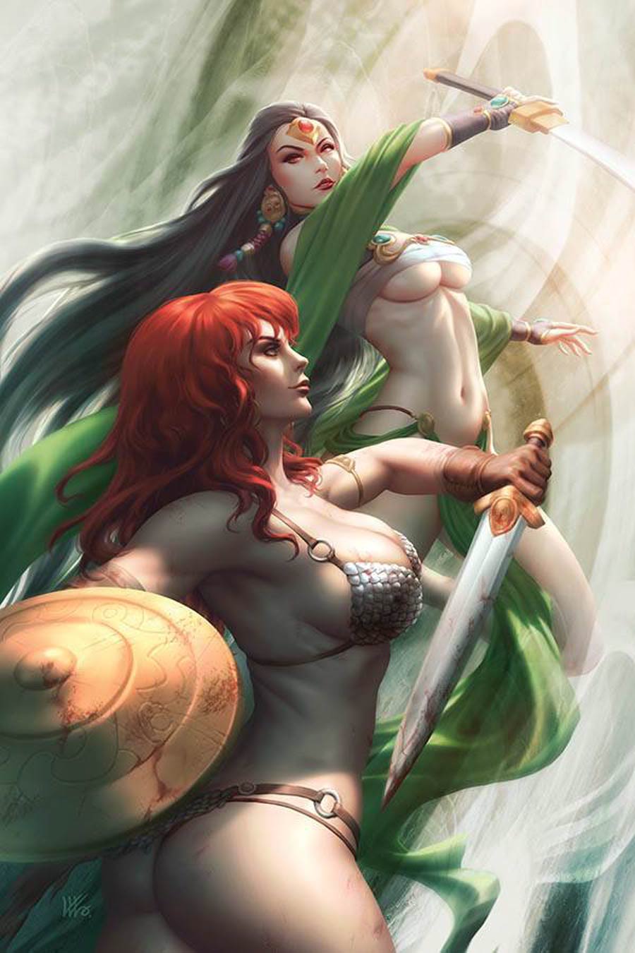 Red Sonja Age Of Chaos #5 Cover W Limited Edition Kunkka Virgin Cover