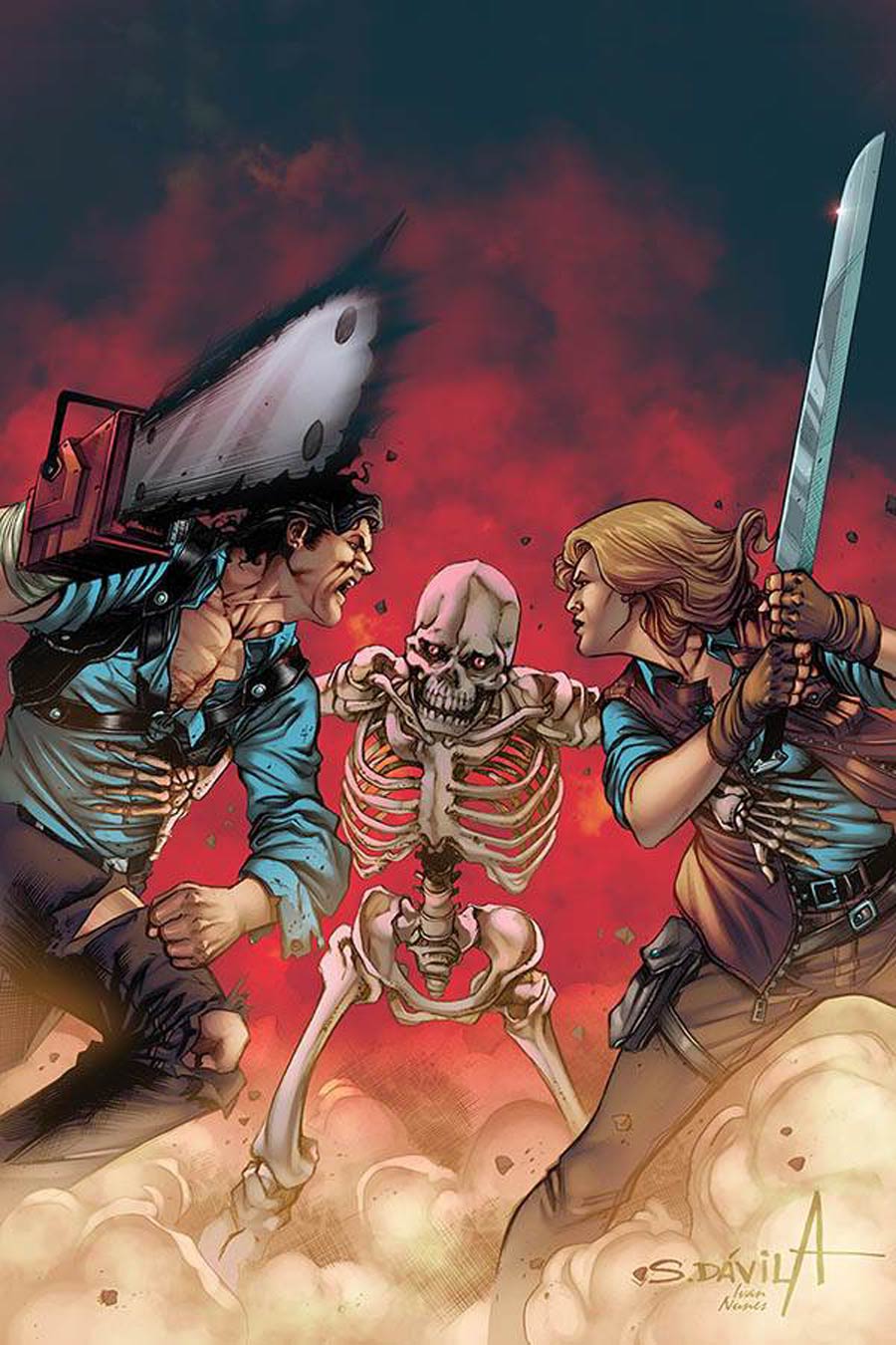 Death To The Army Of Darkness #4 Cover O Limited Edition Sergio Davila Virgin Cover