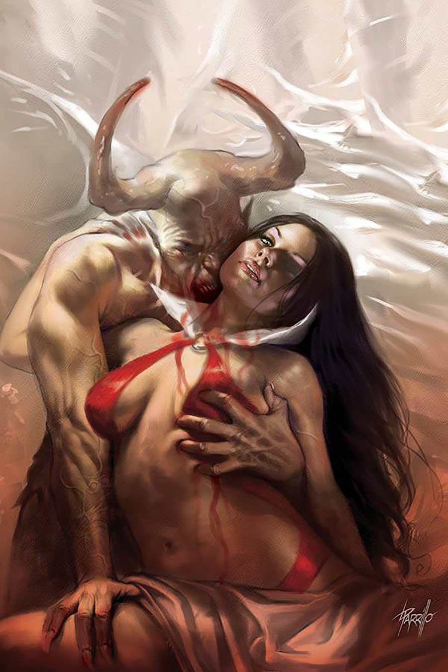 Vengeance Of Vampirella Vol 2 #8 Cover M Limited Edition Lucio Parrillo Virgin Cover