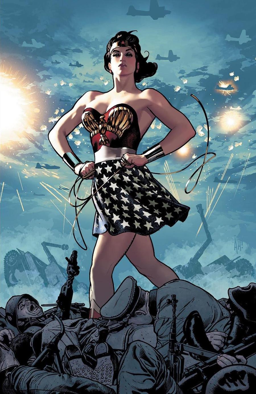 Wonder Woman Vol 5 #750 Cover M DF Exclusive Adam Hughes WW2 Virgin Variant Cover