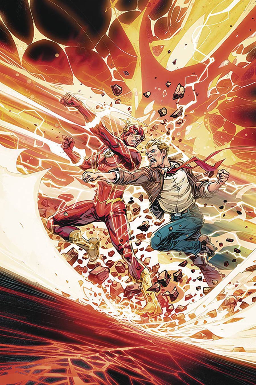 Flash Vol 5 #750 Cover L DF Silver Signature Series Signed By Joshua Williamson