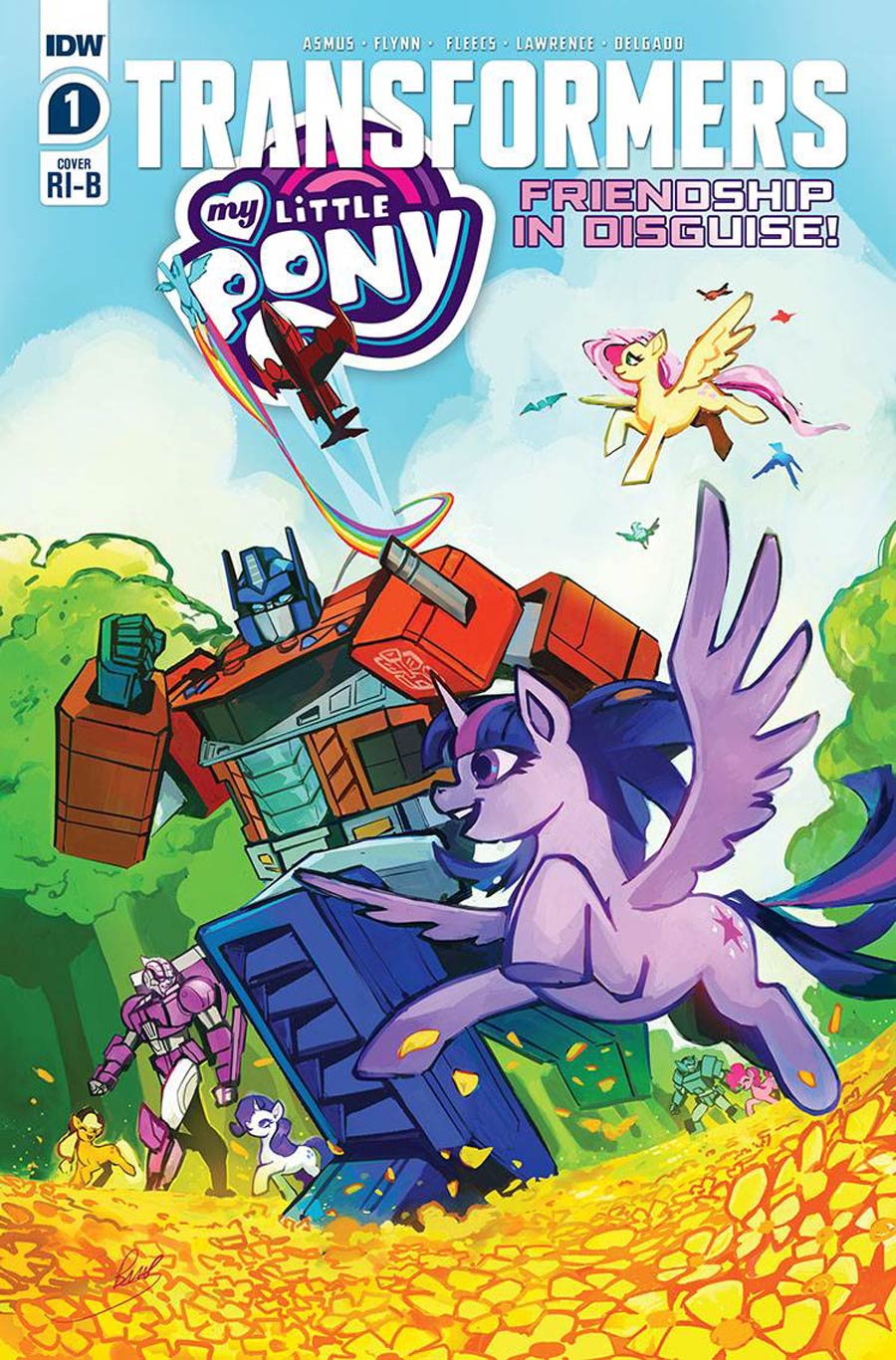My Little Pony Transformers Friendship In Disguise #1 Cover C Incentive Bethany McGuire-Smith Variant Cover