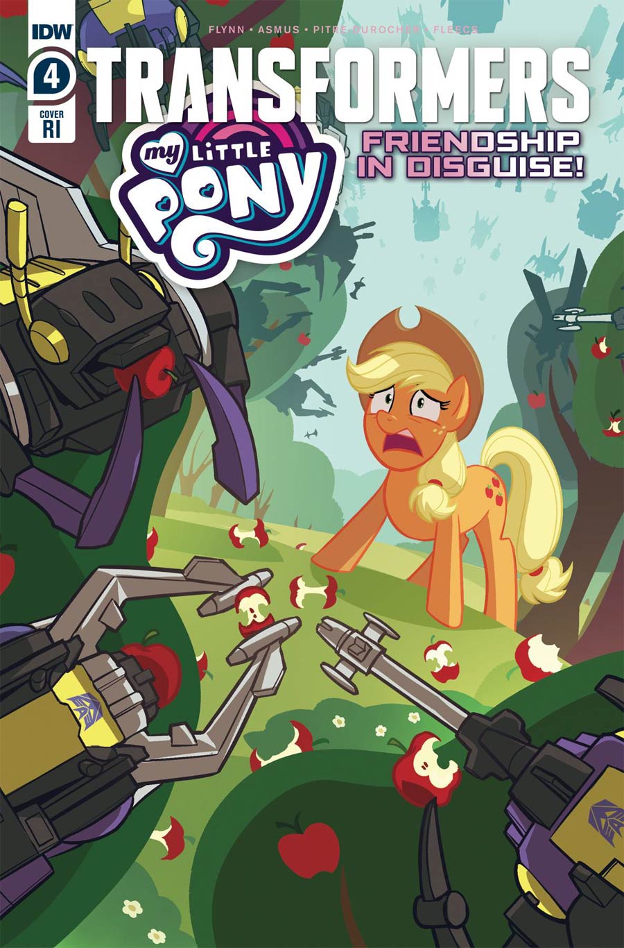 My Little Pony Transformers Friendship In Disguise #4 Cover B Incentive Sara Pitre-Durocher Variant Cover