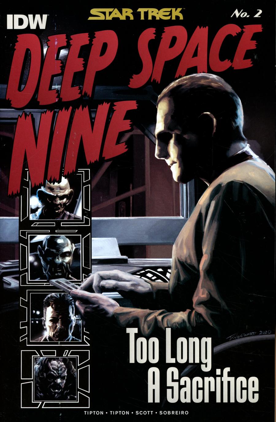 Star Trek Deep Space Nine Too Long A Sacrifice #2 Cover C Incentive JK Woodward Variant Cover
