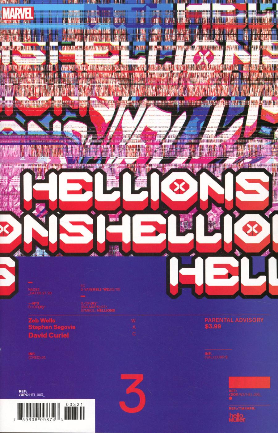 Hellions #3 Cover B Incentive Tom Muller Design Variant Cover