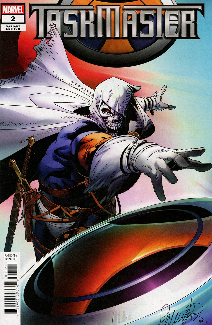 Taskmaster Vol 3 #2 Cover B Incentive Salvador Larocca Variant Cover