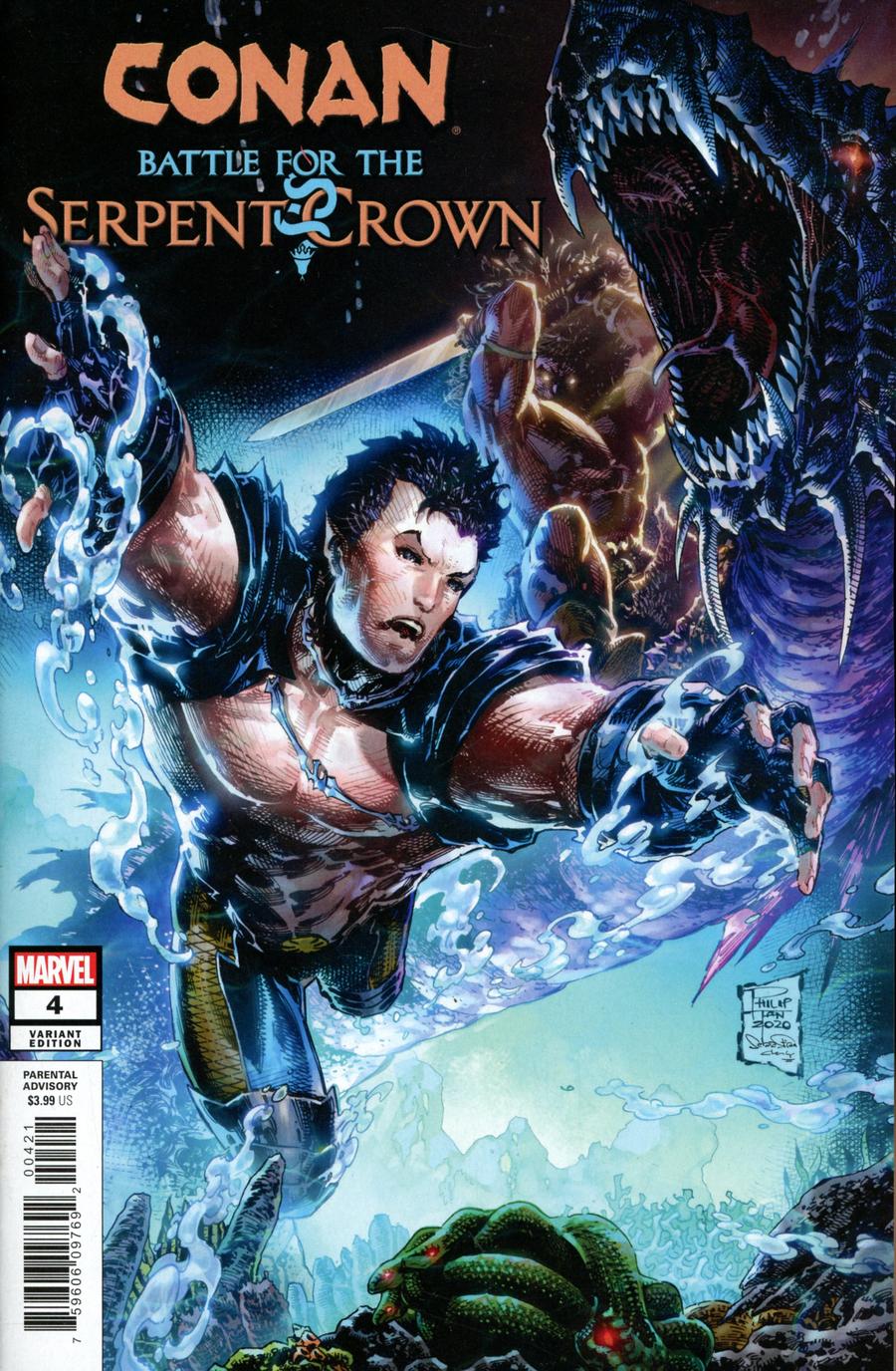 Conan Battle For The Serpent Crown #4 Cover C Incentive Philip Tan Variant Cover