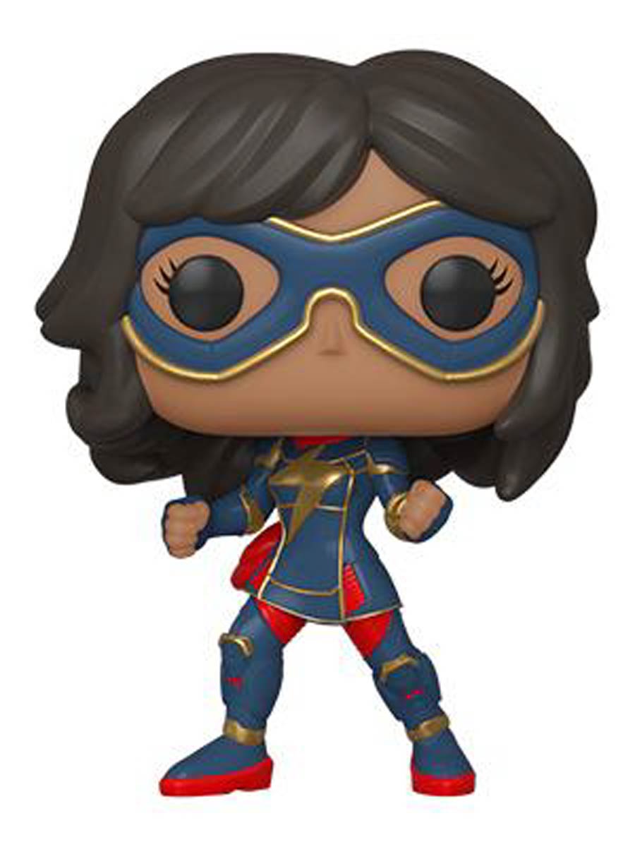 POP Marvel Marvels Avengers Game Kamala Khan Stark Tech Suit Vinyl Bobble Head