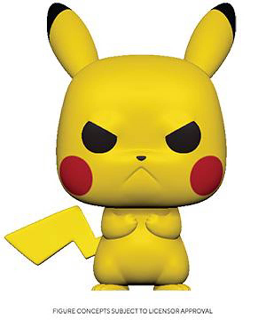 POP Games Pokemon Grumpy Pikachu Vinyl Figure