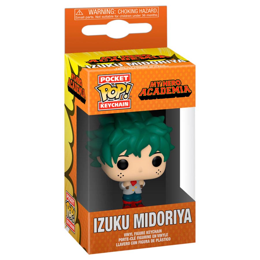 POP Keychain My Hero Academia Deku In School Uniform Vinyl Pocket Keychain