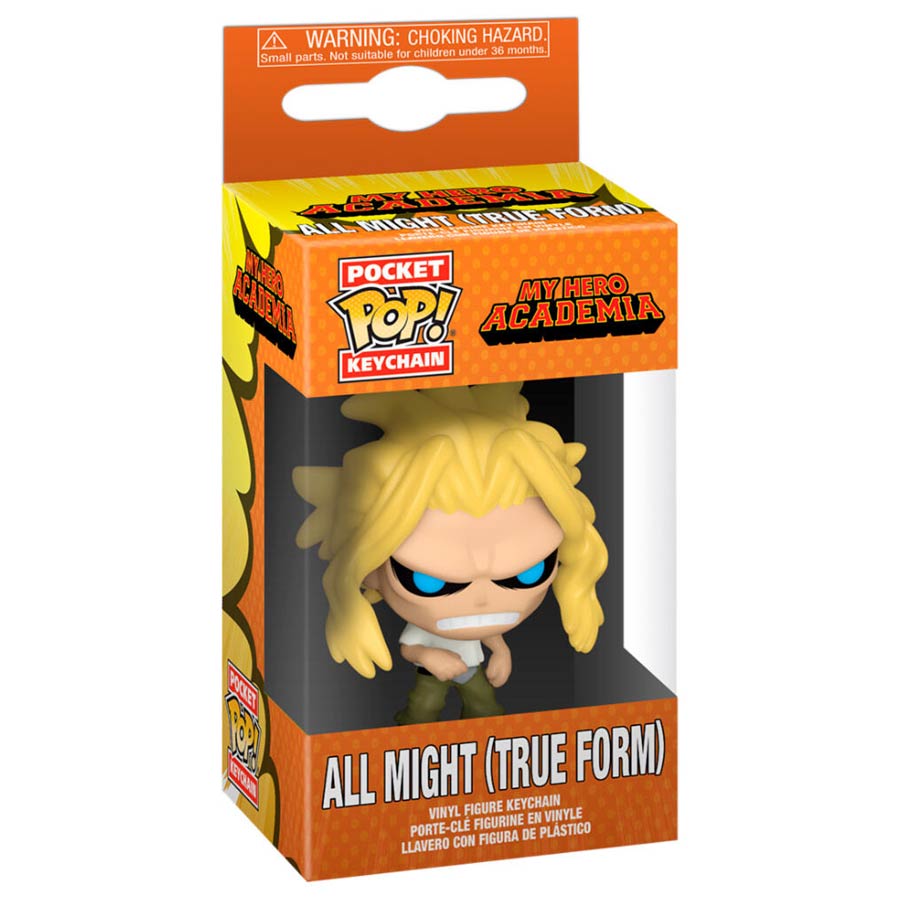 POP Keychain My Hero Academia All Might Weakened State Vinyl Pocket Keychain