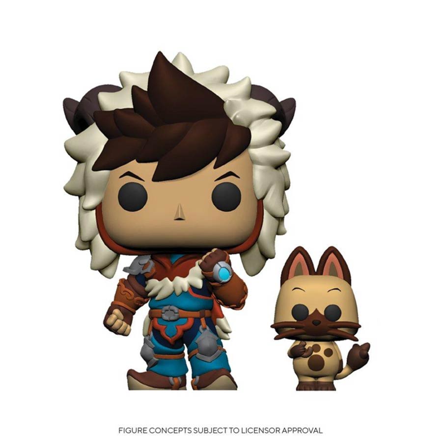 POP Animation Monster Hunter Lute With Navirou Buddy Vinyl Figure