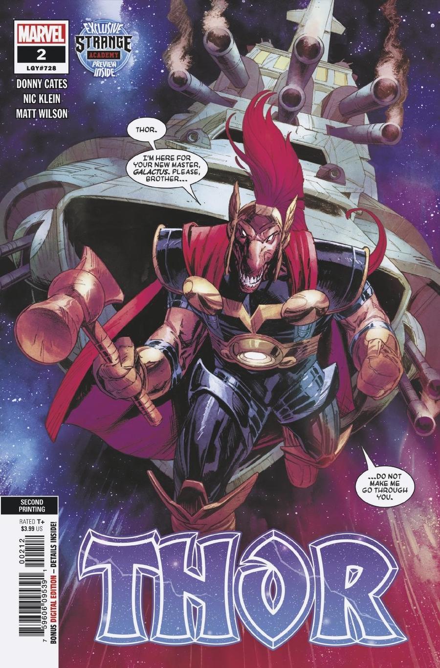 Thor Vol 6 #2 Cover D 2nd Ptg Nic Klein Variant Cover